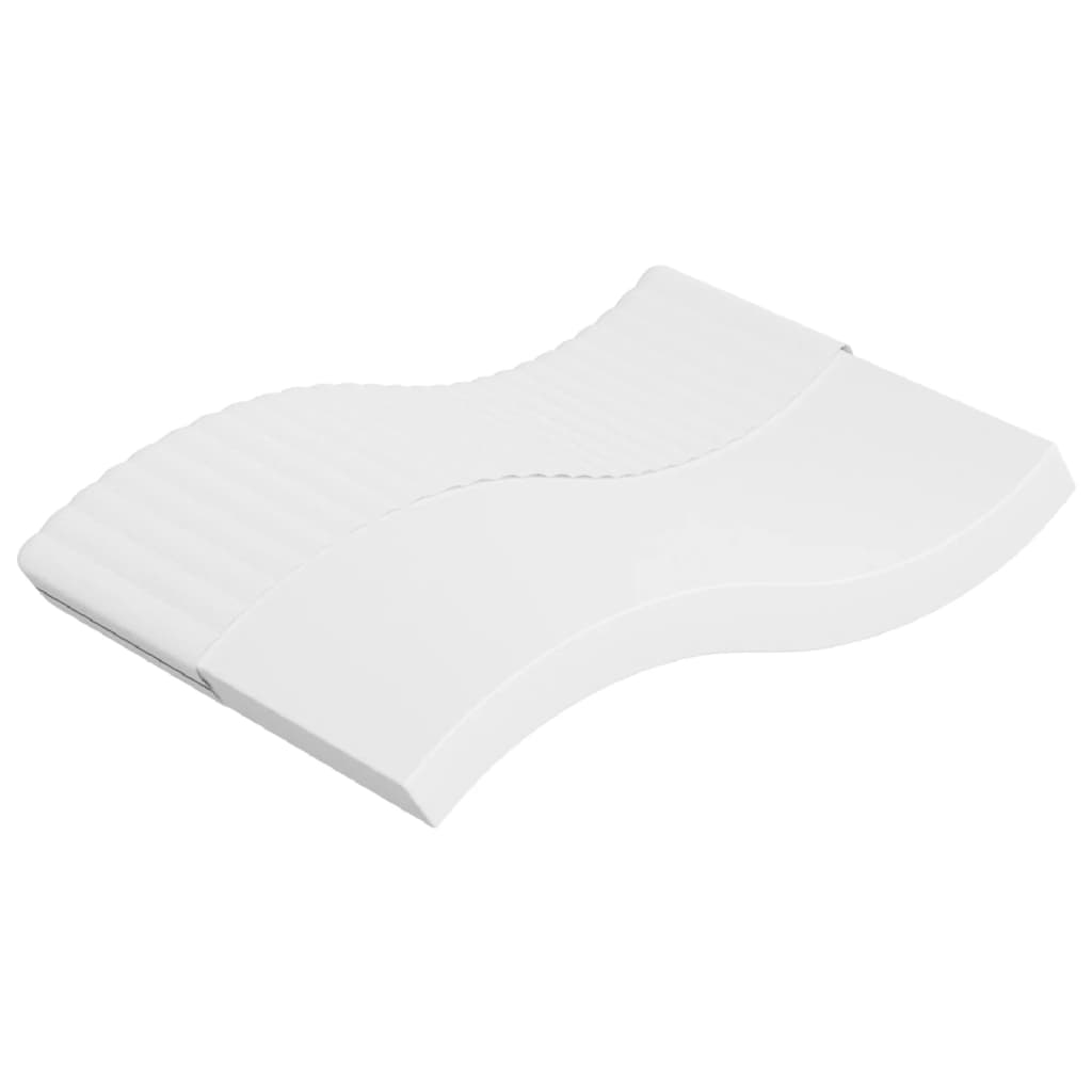 vidaXL Schuimmatras middelzacht 140x190 cm