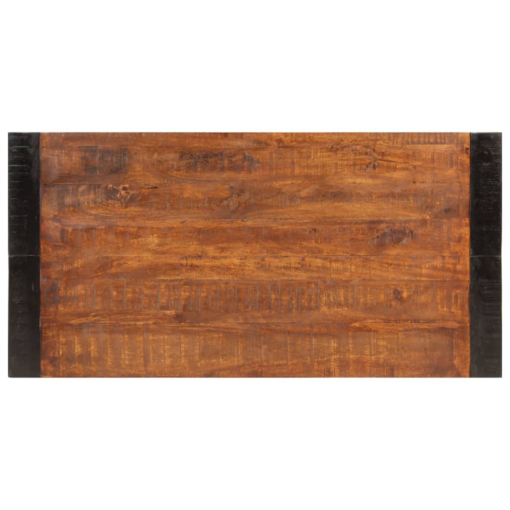 vidaXL Eettafel 120x60x76 cm massief mangohout honingbruin