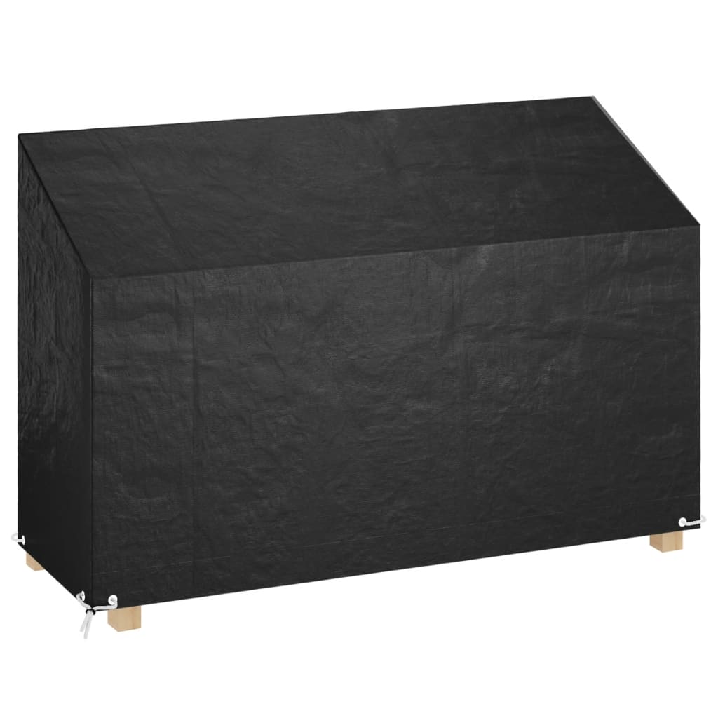 vidaXL Tuinbankhoes met 8 oogjes 190x70x70/88 cm polyetheen