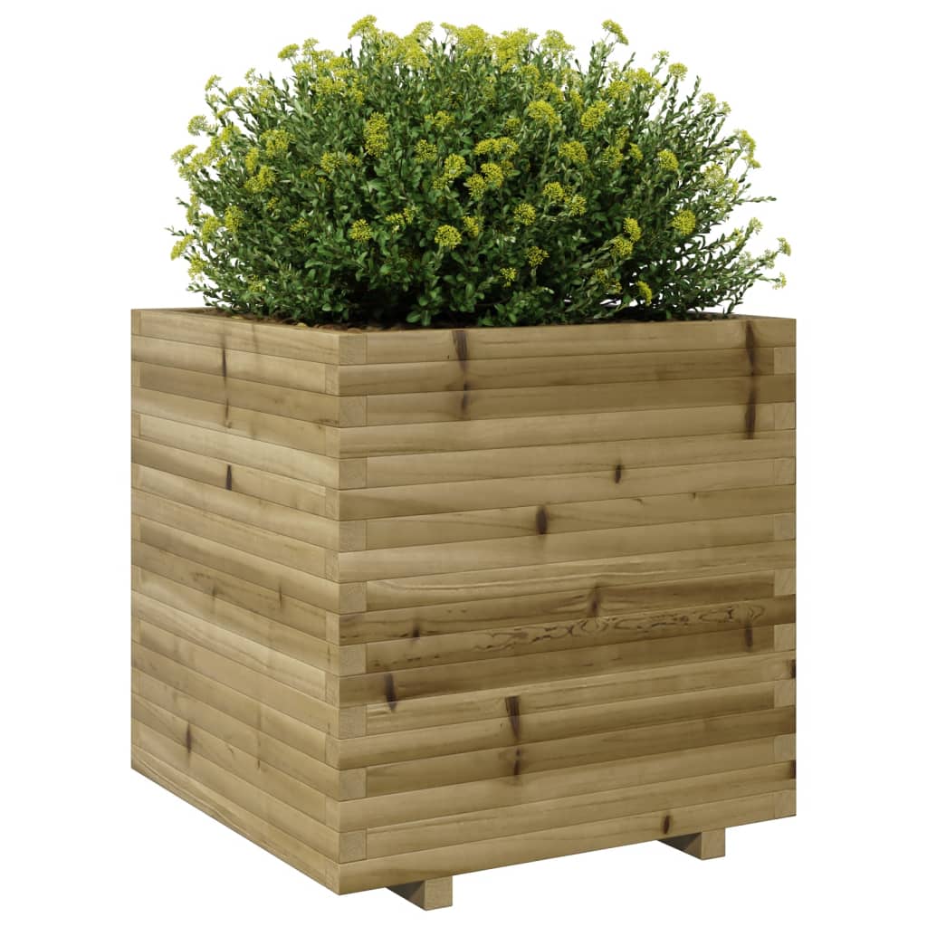 vidaXL Plantenbak 70x70x72,5 cm geïmpregneerd grenenhout