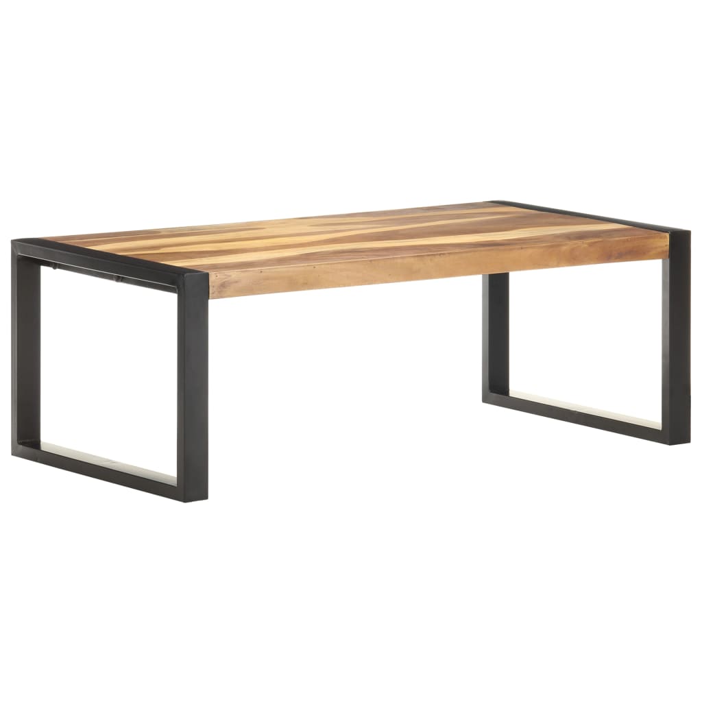 vidaXL Salontafel 110x60x40 cm massief hout