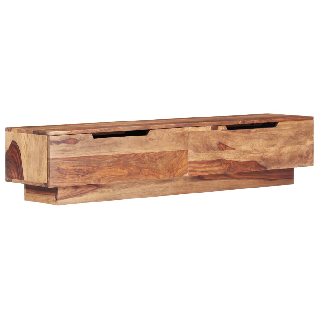 vidaXL Tv-meubel 145x30x30 cm massief hout