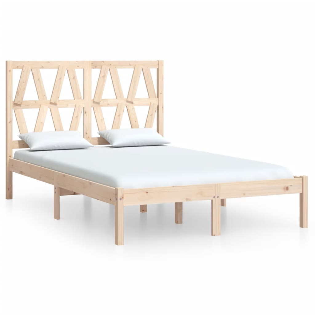 vidaXL Bedframe massief grenenhout 120x200 cm