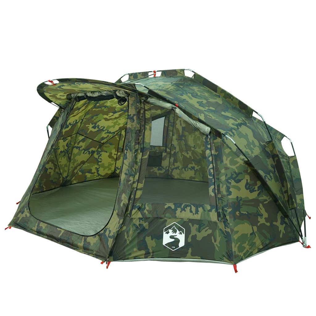 vidaXL Vistent 5-persoons waterdicht camouflage