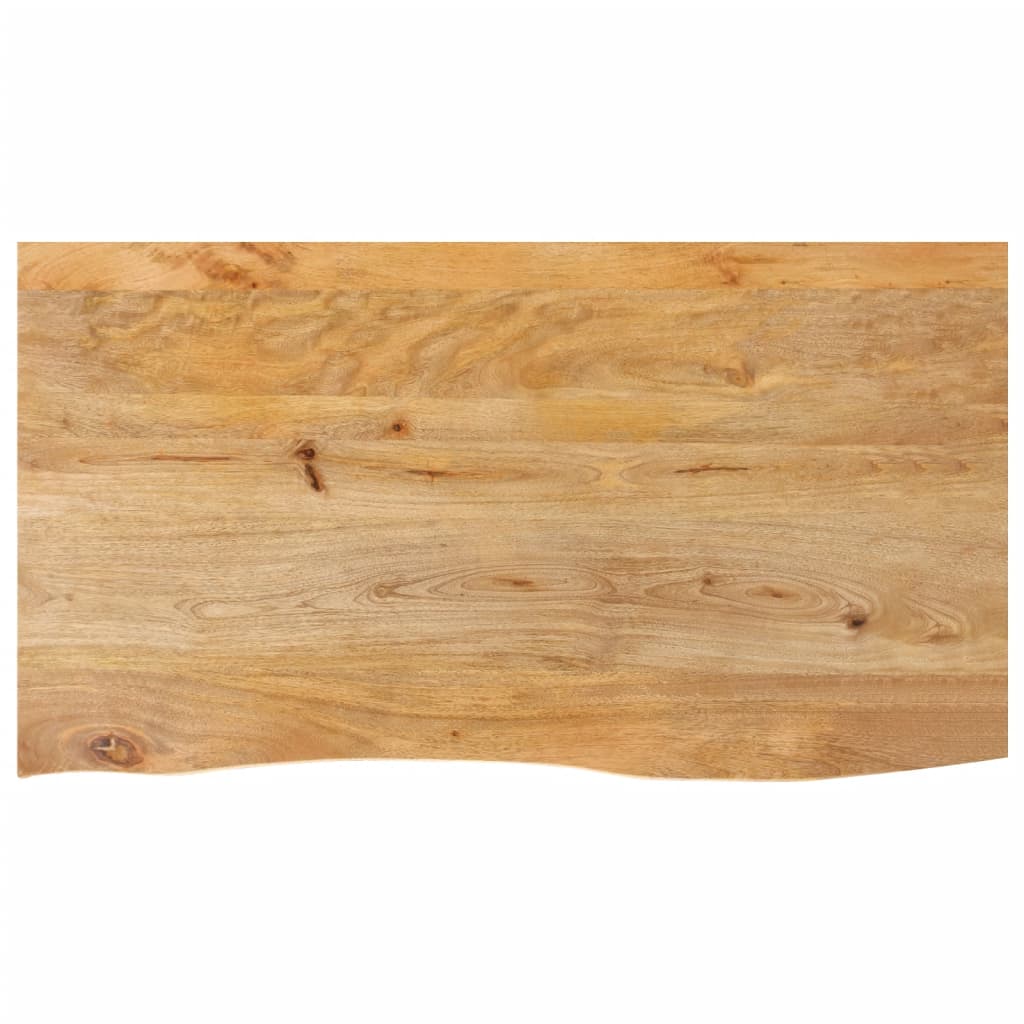 vidaXL Tafelblad met natuurlijke rand 100x60x2,5 cm massief mangohout