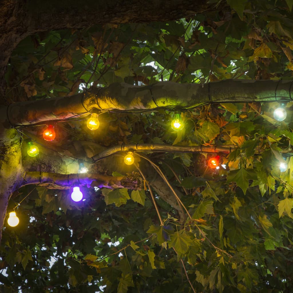 KONSTSMIDE Feestverlichting met 10 lampen uitbreidingsset meerkleurig