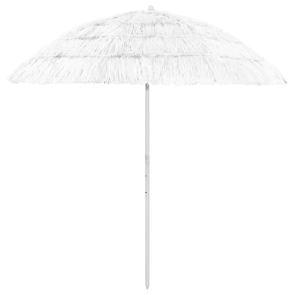 vidaXL Strandparasol Hawaï 240 cm wit