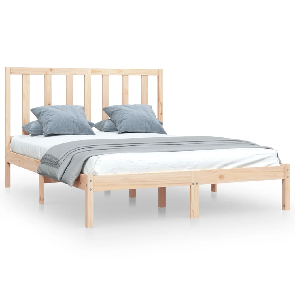 vidaXL Bedframe massief grenenhout 120x200 cm