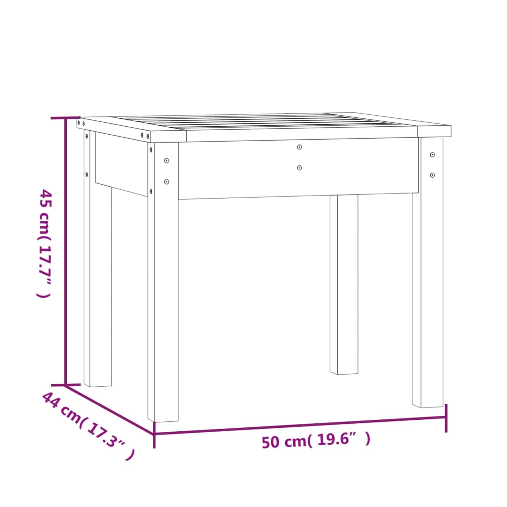 vidaXL Tuinbank 50x44x45 cm massief douglashout