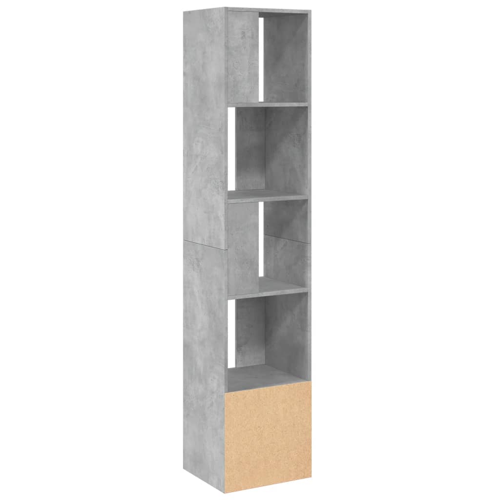 vidaXL Boekenkast 40x36x189 cm bewerkt hout betongrijs