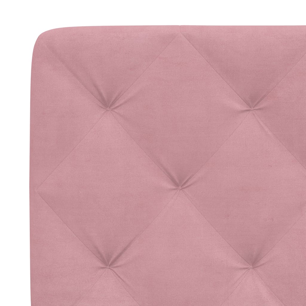 vidaXL Hoofdbordkussen 80 cm fluweel roze