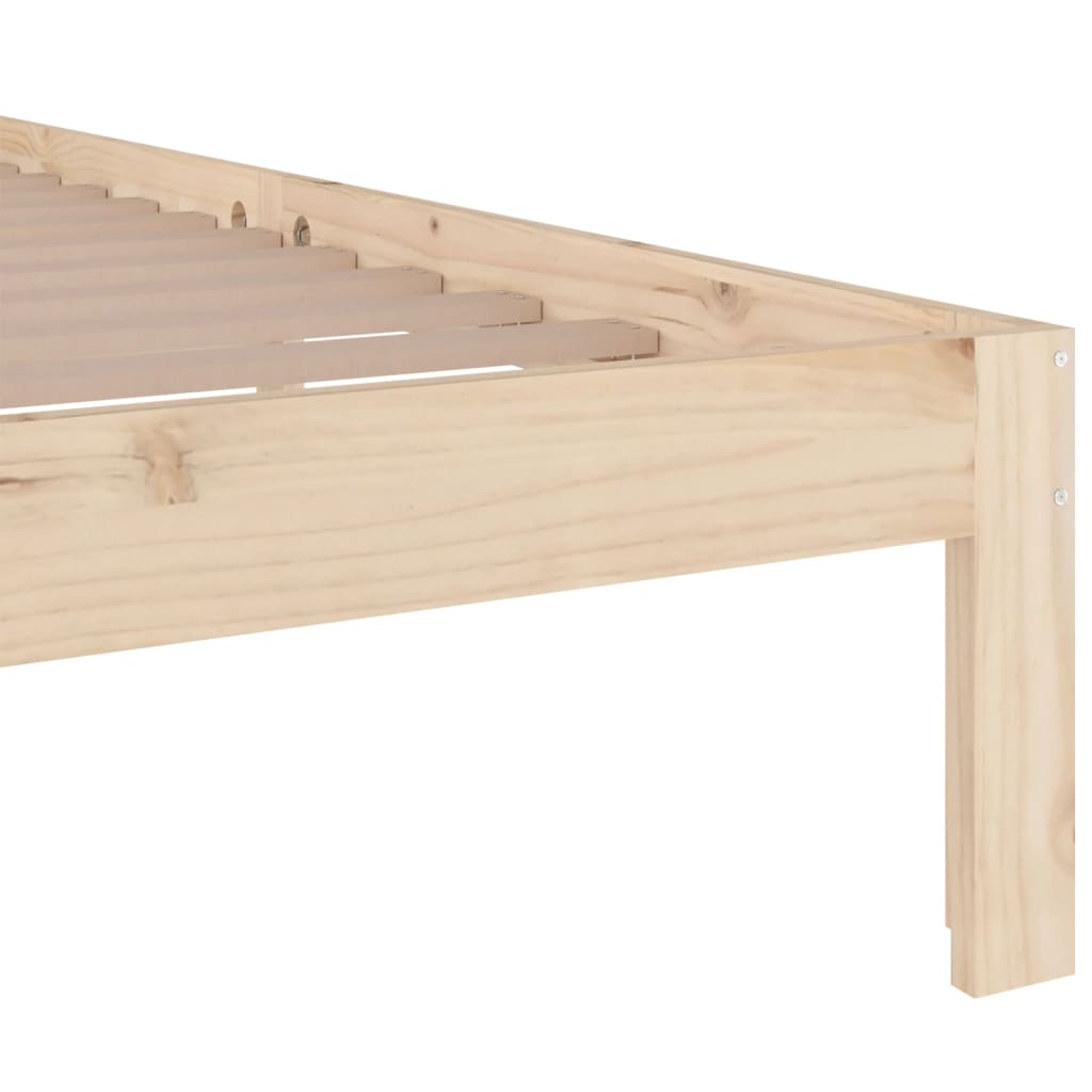 vidaXL Bedframe massief hout 120x190 cm