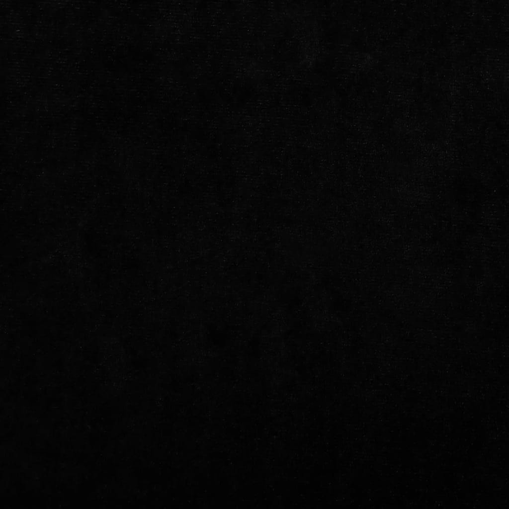 vidaXL Hondenmand 95x55x30 cm fluweel zwart