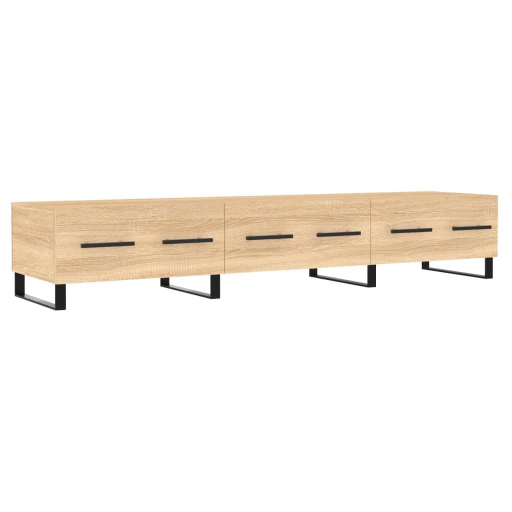 vidaXL Tv-meubel 150x36x30 cm bewerkt hout sonoma eikenkleurig