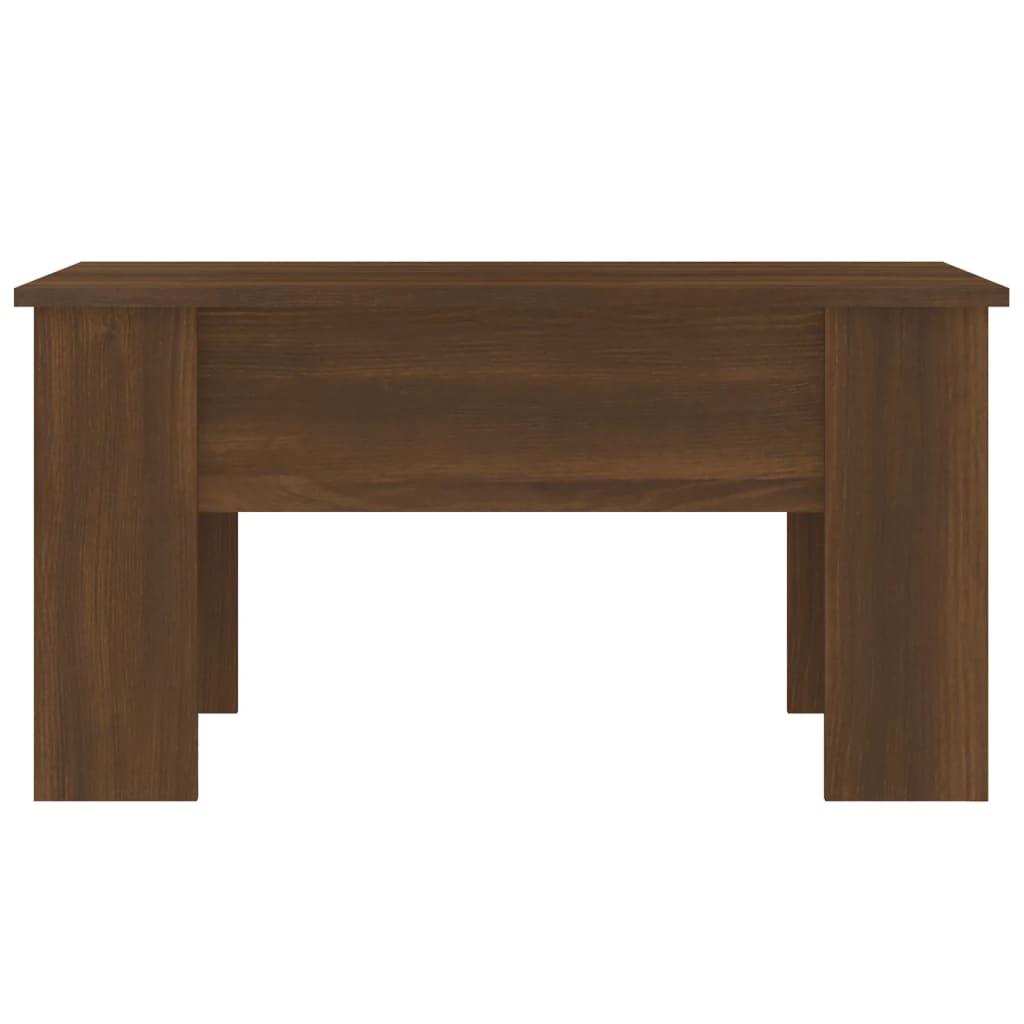 vidaXL Salontafel 79x49x41 cm bewerkt hout bruin eikenkleur