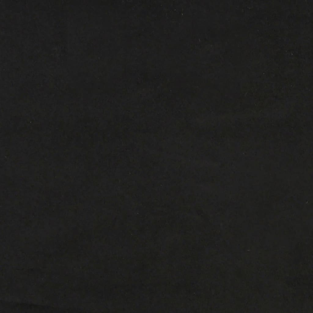 vidaXL Driezitsbank met sierkussens 180 cm fluweel zwart