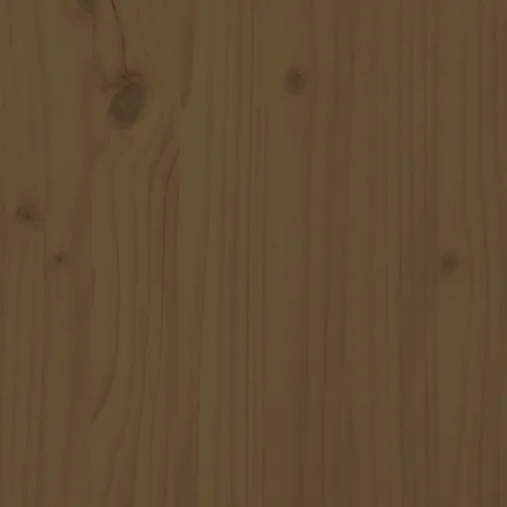 vidaXL Tuinbox 121x55x64 cm massief grenenhout honingbruin