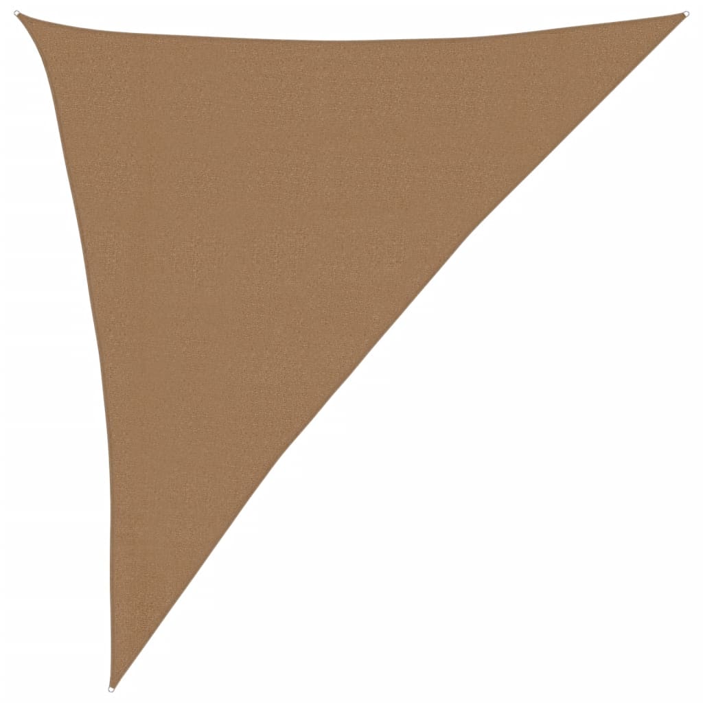 vidaXL Zonnezeil 160 g/m² 3x4x5 m HDPE taupe