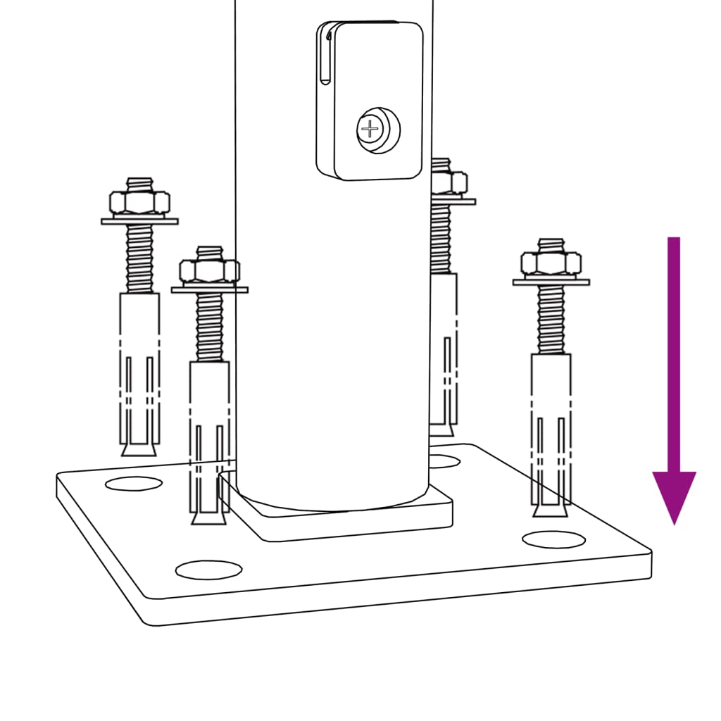 vidaXL Gaashek met flens 1,4x25 m zilverkleurig