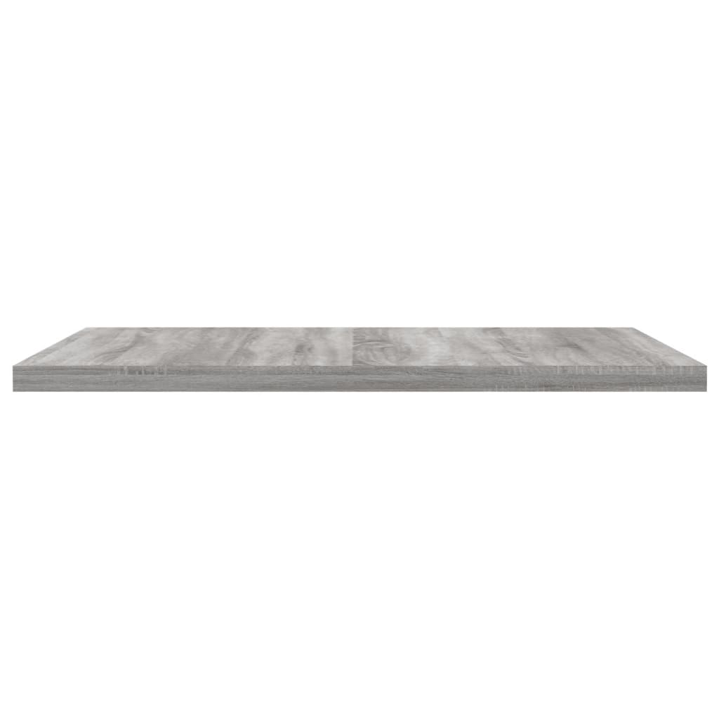 vidaXL Wandschappen 4 st 40x40x1,5 cm bewerkt hout grijs sonoma eiken