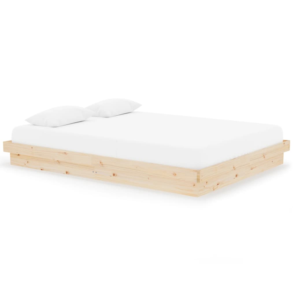 vidaXL Bedframe massief hout 150x200 cm