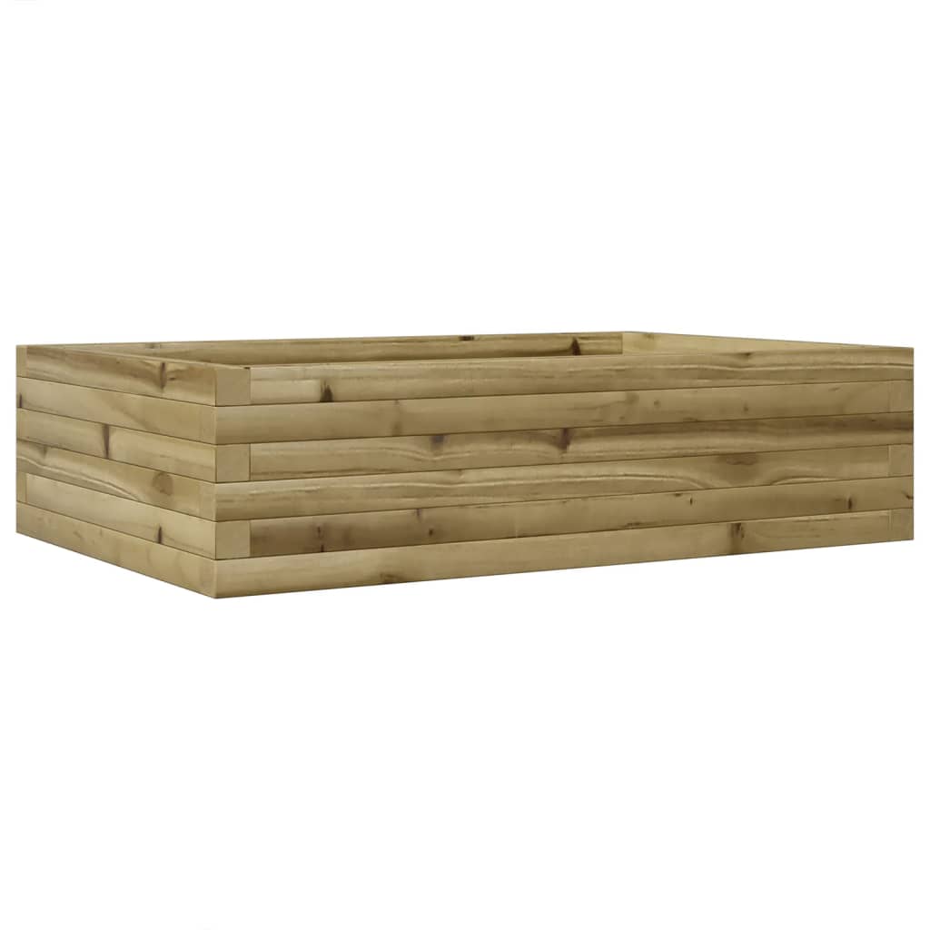 vidaXL Plantenbak 90x60x23 cm geïmpregneerd grenenhout