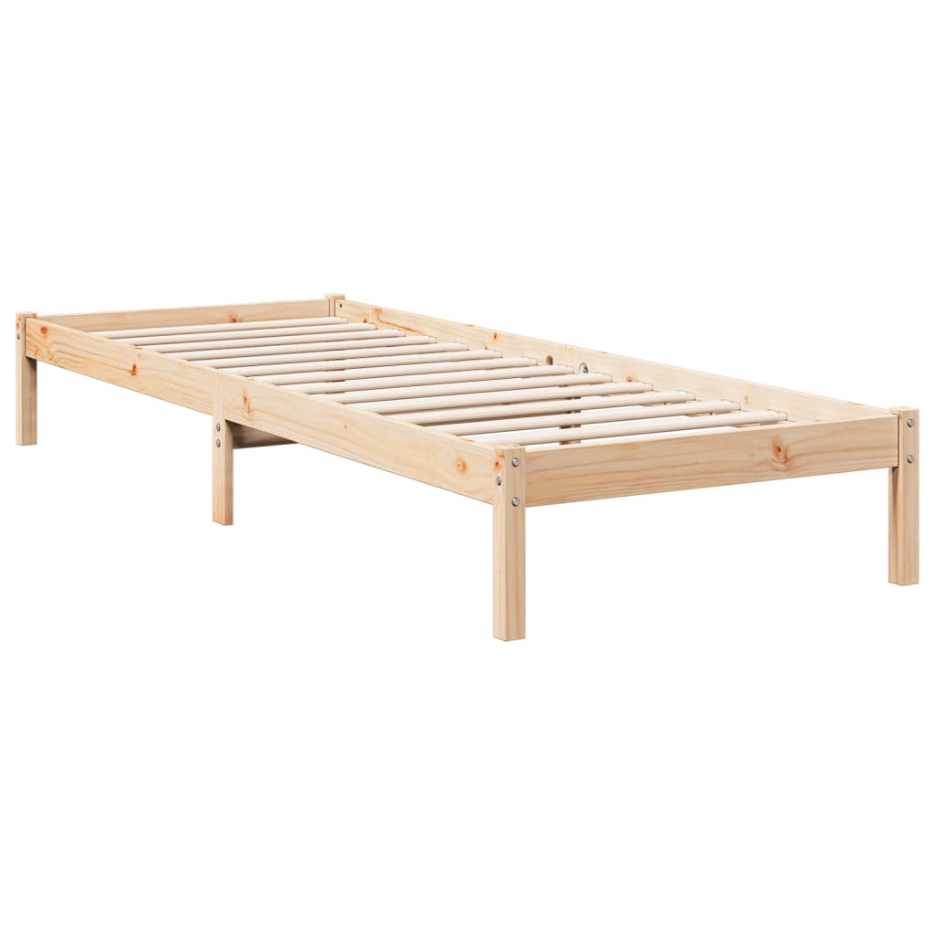 vidaXL Bedframe extra lang zonder matras massief grenenhout 80x210 cm