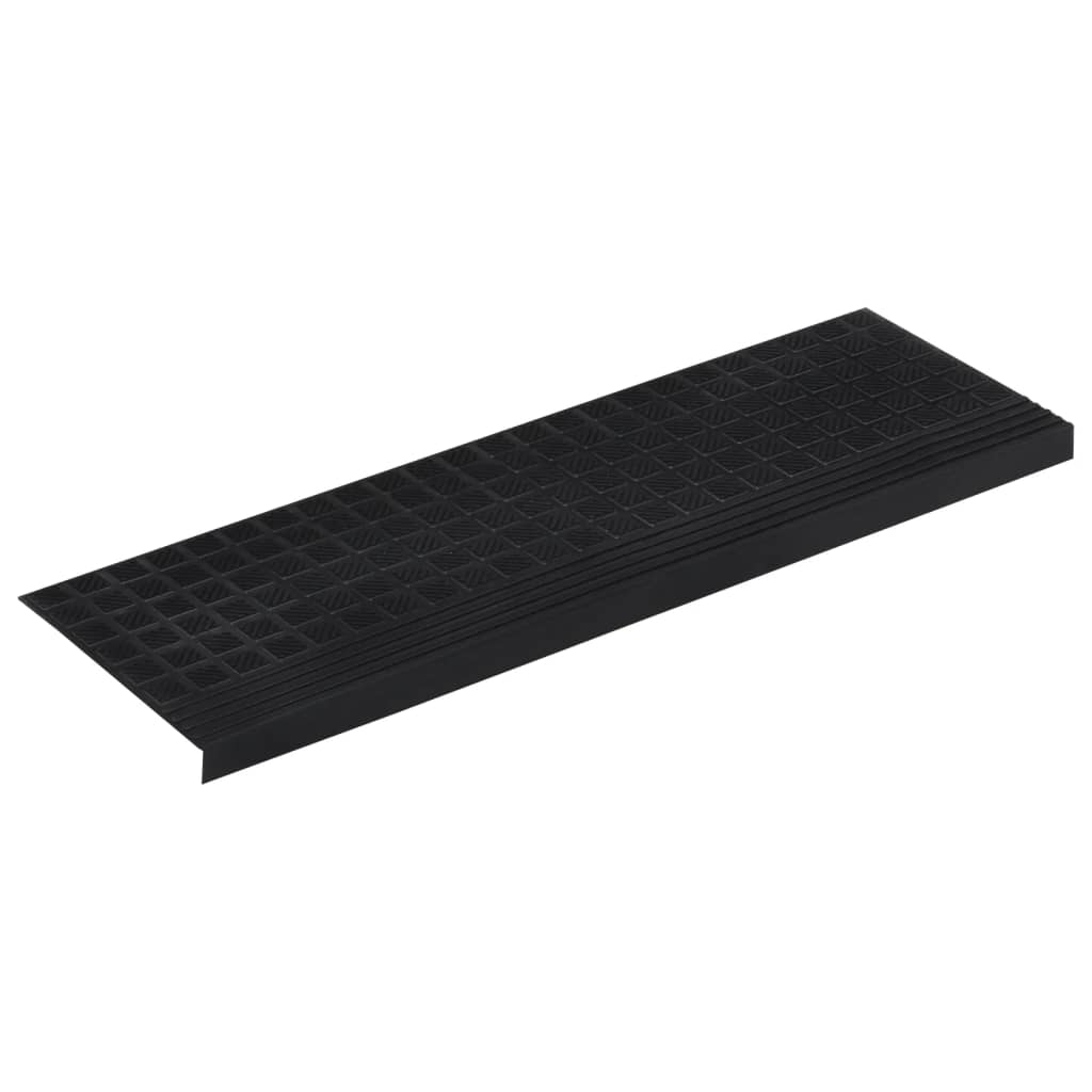 vidaXL Trapmatten 10 st 25x75 cm rubber