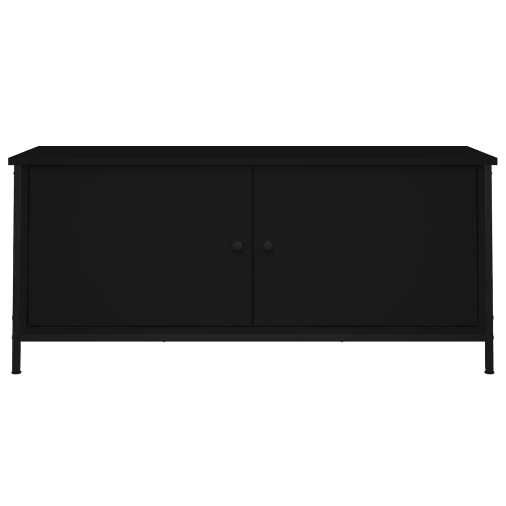 vidaXL Tv-meubel 102x35x45 cm bewerkt hout zwart