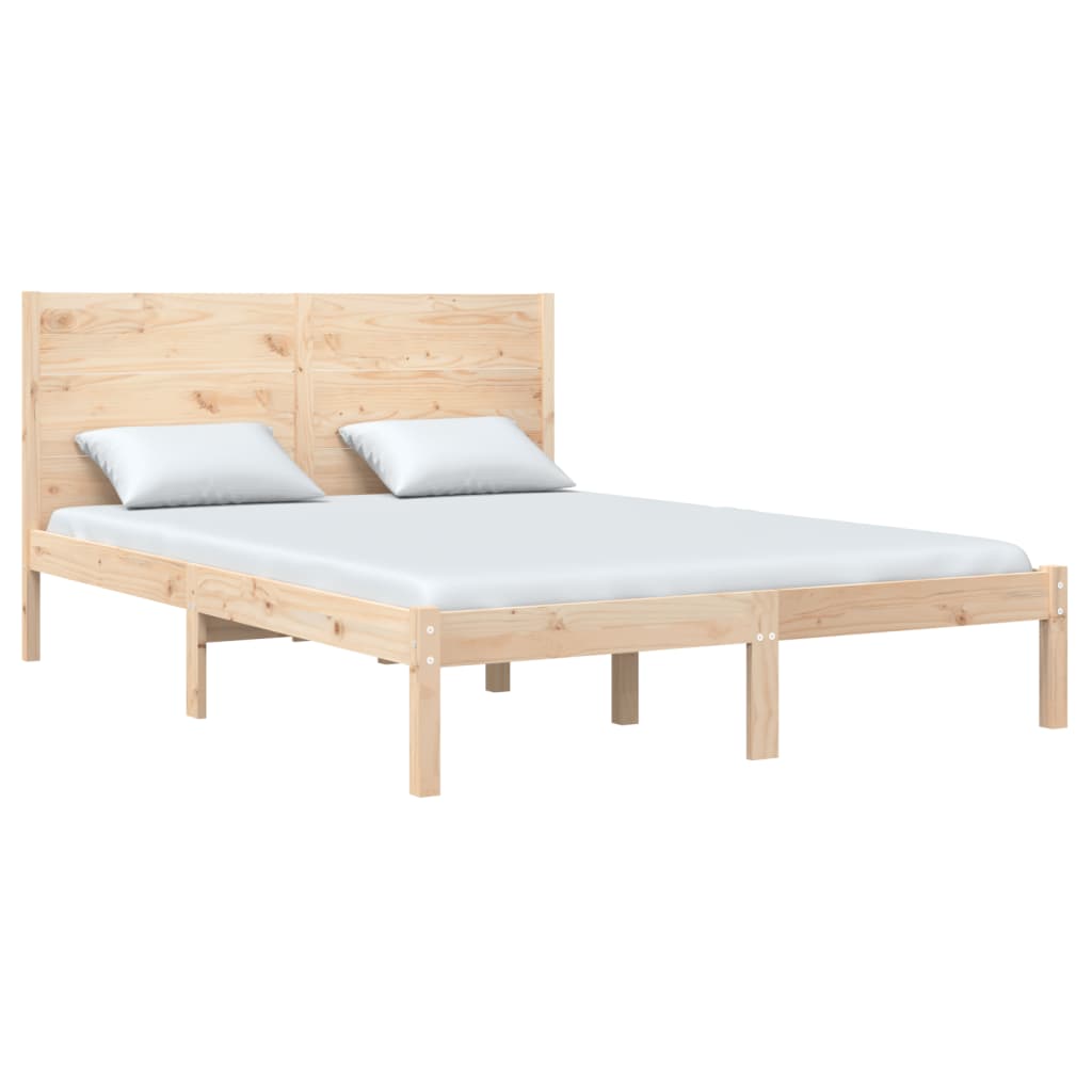 vidaXL Bedframe massief grenenhout 120x200 cm