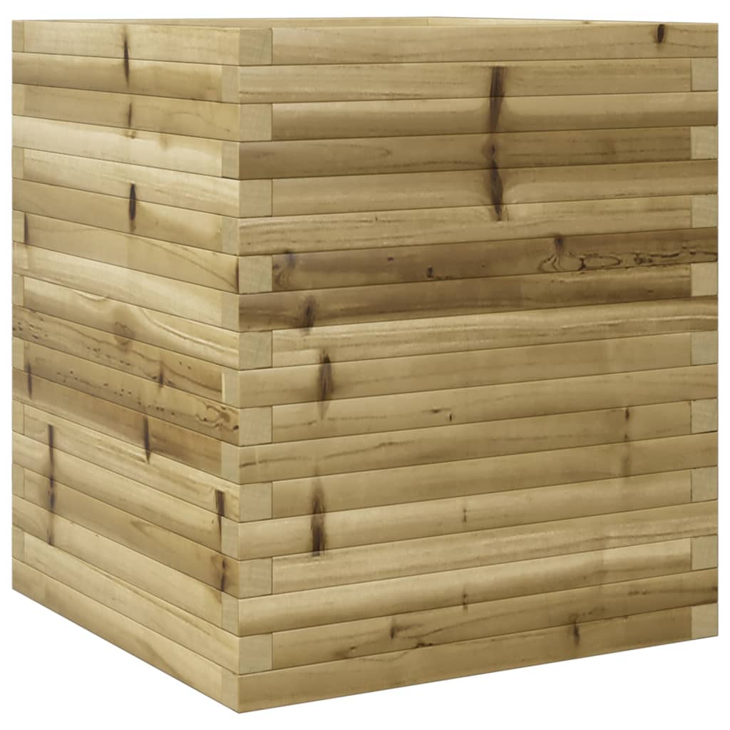 vidaXL Plantenbak 60x60x68,5 cm geïmpregneerd grenenhout