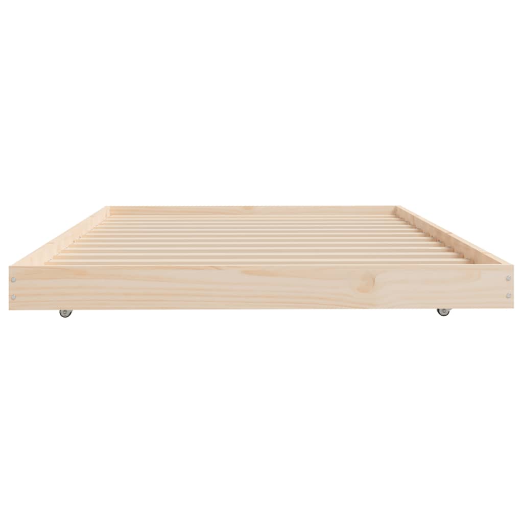 vidaXL Bedframe zonder matras massief grenenhout 90x200 cm