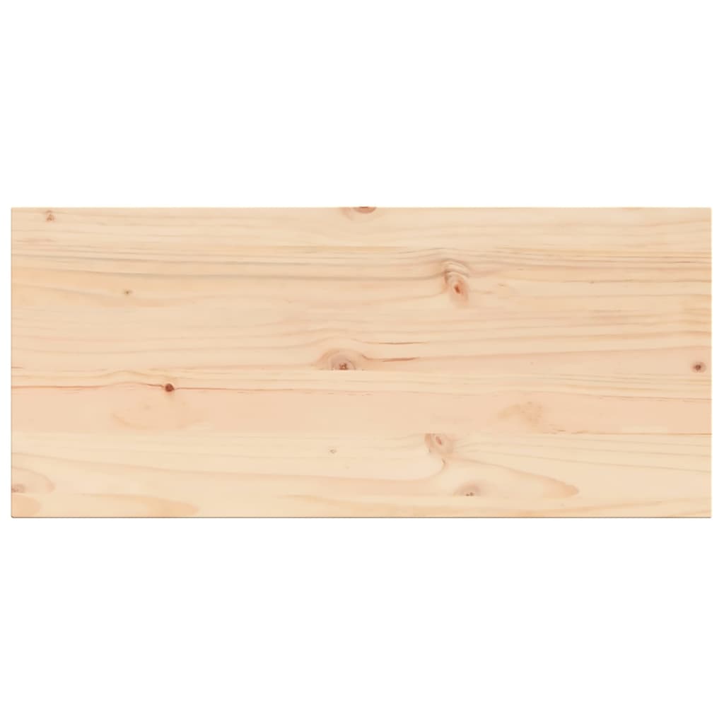 vidaXL Tafelblad rechthoekig 100x50x1,7 cm massief grenenhout