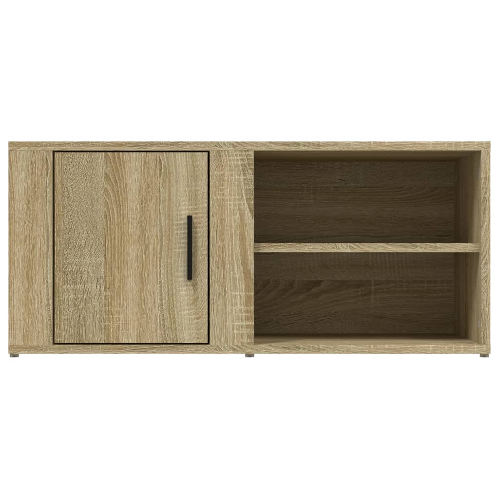 vidaXL Tv-meubels 2 st 80x31,5x36 cm bewerkt hout sonoma eikenkleurig