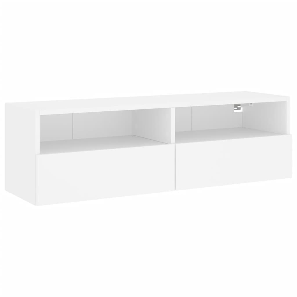 vidaXL Tv-wandmeubel 100x30x30 cm bewerkt hout wit