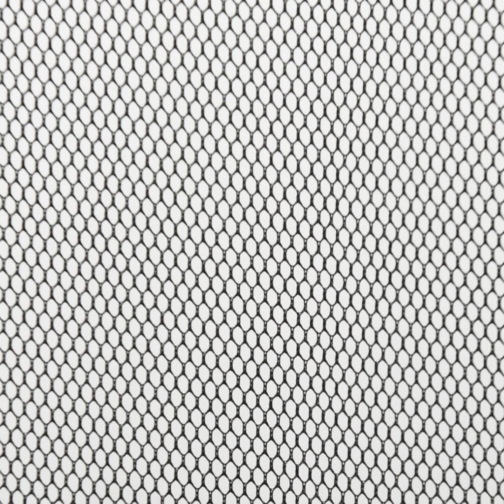 vidaXL Vliegengordijn 100x220 cm polyester mesh zwart