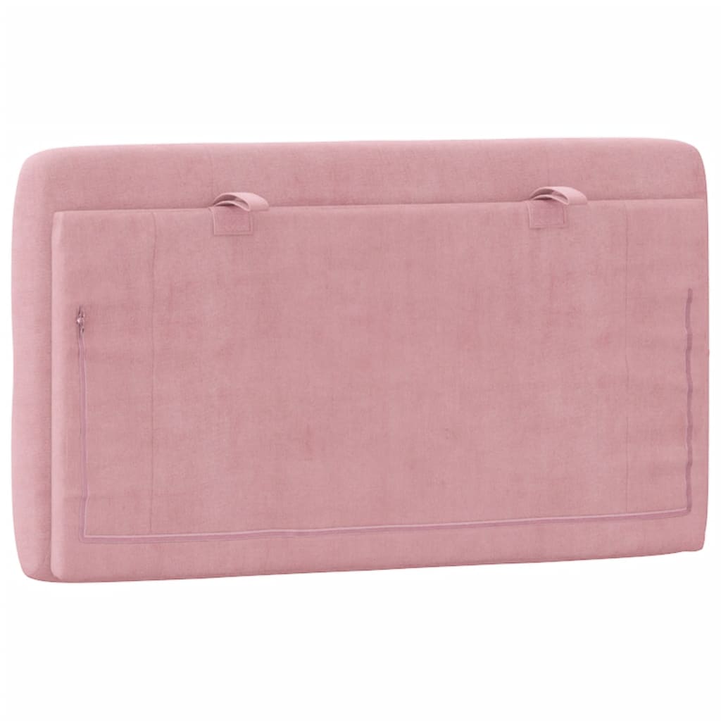 vidaXL Hoofdbordkussen 80 cm fluweel roze