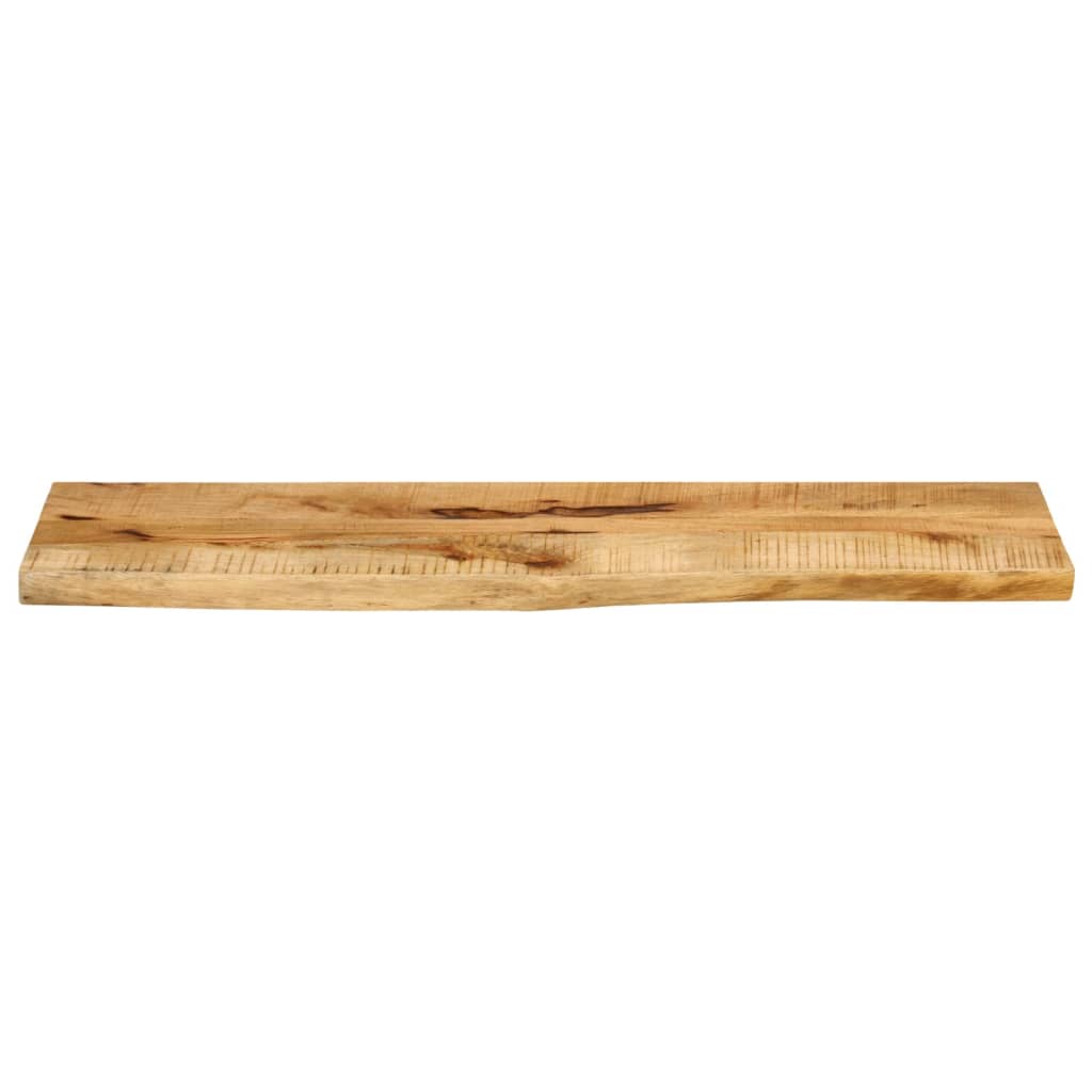 vidaXL Tafelblad met natuurlijke rand 110x30x2,5 cm massief mangohout