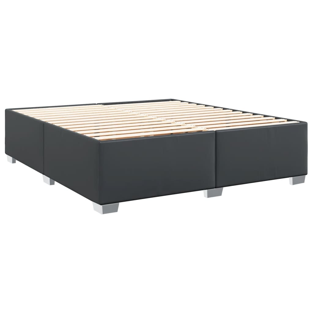 vidaXL Bedframe kunstleer zwart 180x200 cm