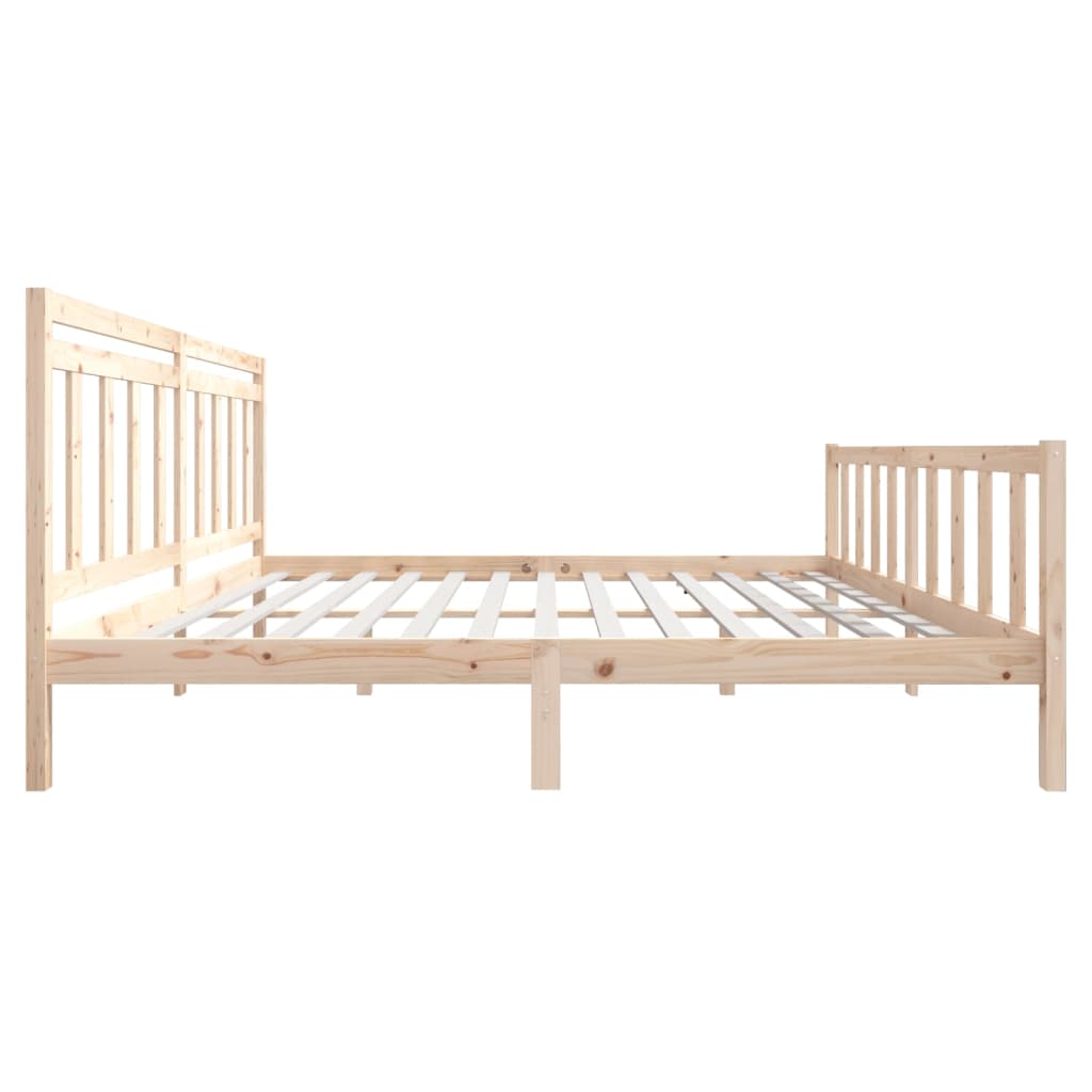 vidaXL Bedframe massief hout 180x200 cm