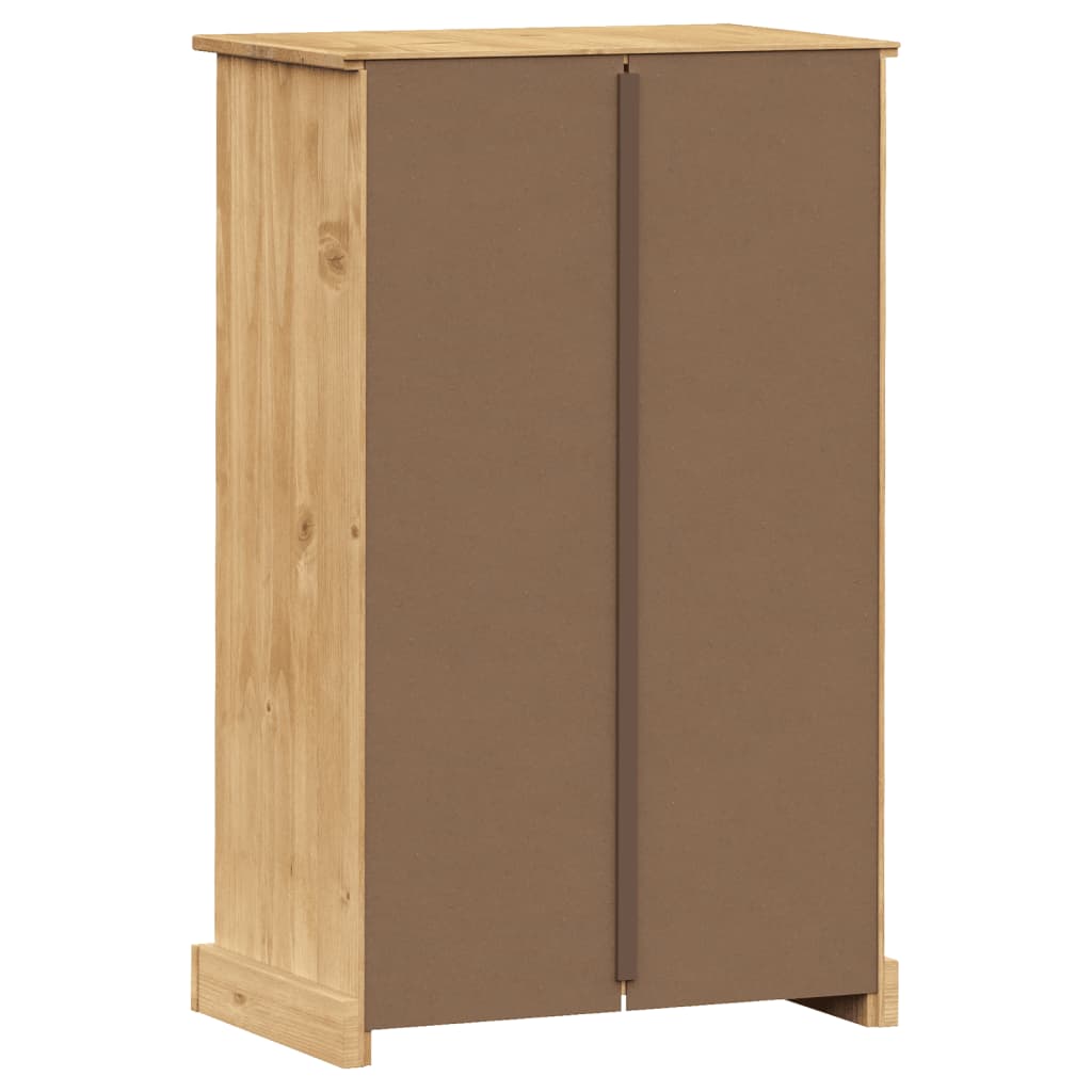 vidaXL Schoenenkast VIGO 60x35x96 cm massief grenenhout