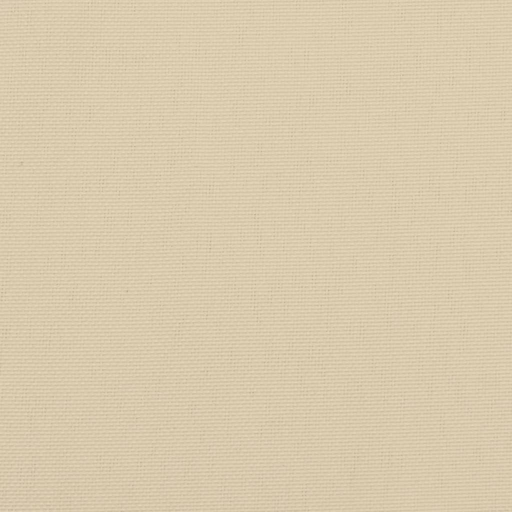 vidaXL Tuinstoelkussens 2 st 40x40x3 cm oxford stof beige