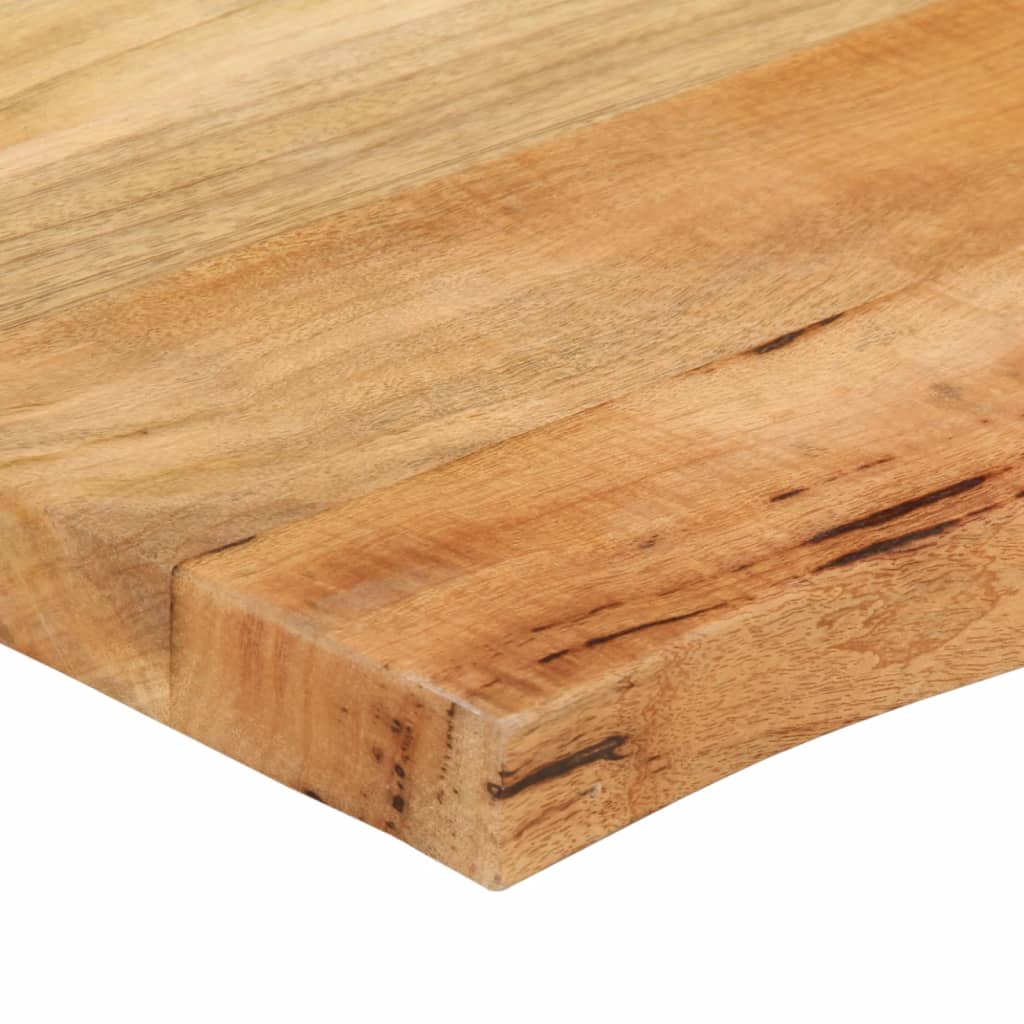 vidaXL Tafelblad met natuurlijke rand 40x40x3,8 cm massief mangohout