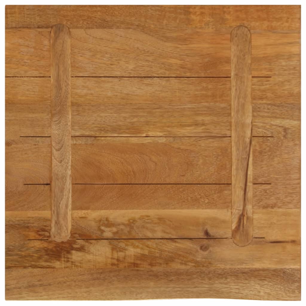 vidaXL Tafelblad met natuurlijke rand 40x40x2,5 cm massief mangohout