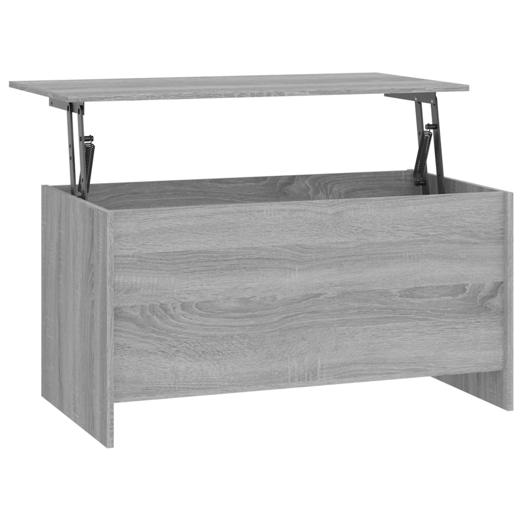 vidaXL Salontafel 102x55,5x52,5 cm bewerkt hout grijs sonoma eiken