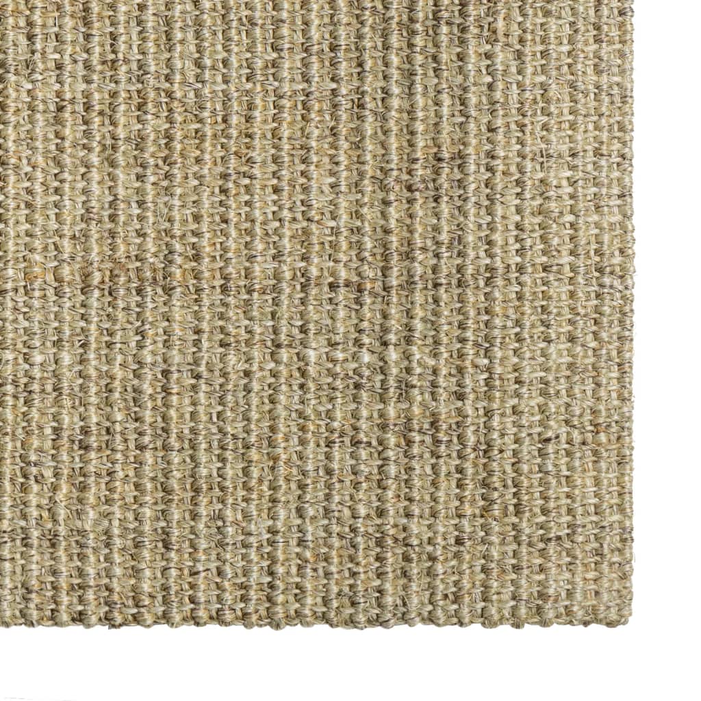 vidaXL Vloerkleed 66x200 cm natuurlijk sisal groen