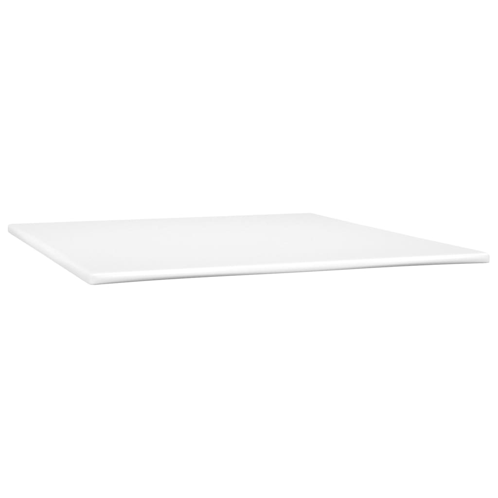 vidaXL Boxspring met matras kunstleer zwart 180x200 cm