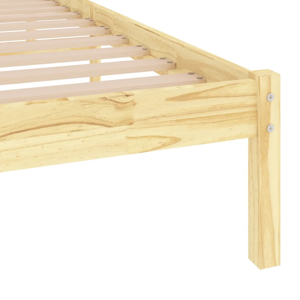 vidaXL Bedframe massief hout 90x190 cm