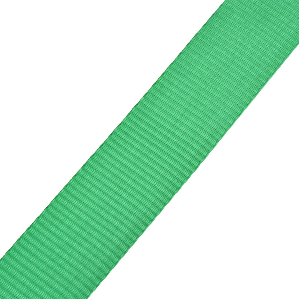 vidaXL Slackline 15 m x 50 mm 150 kg groen