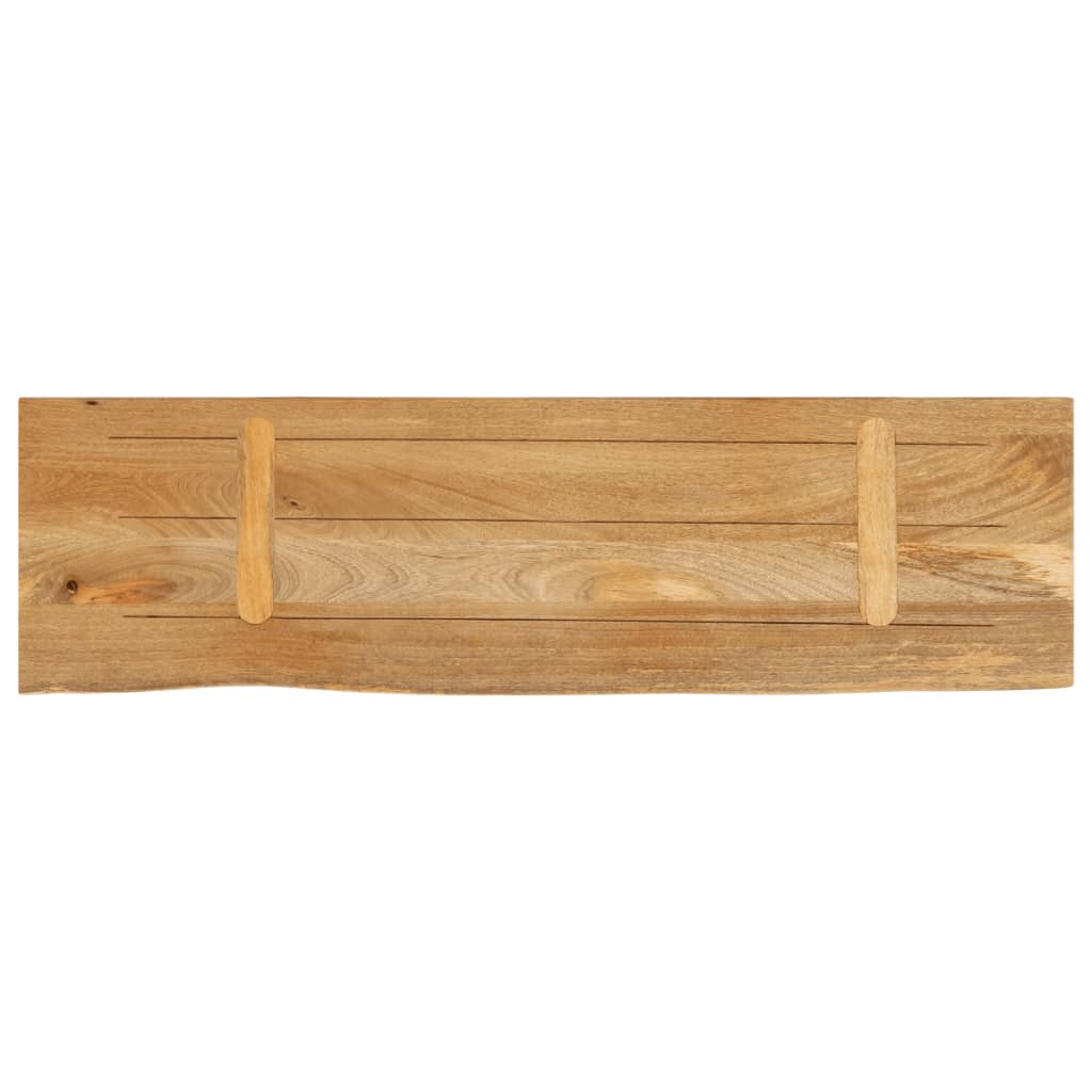 vidaXL Tafelblad met natuurlijke rand 110x40x2,5 cm massief mangohout